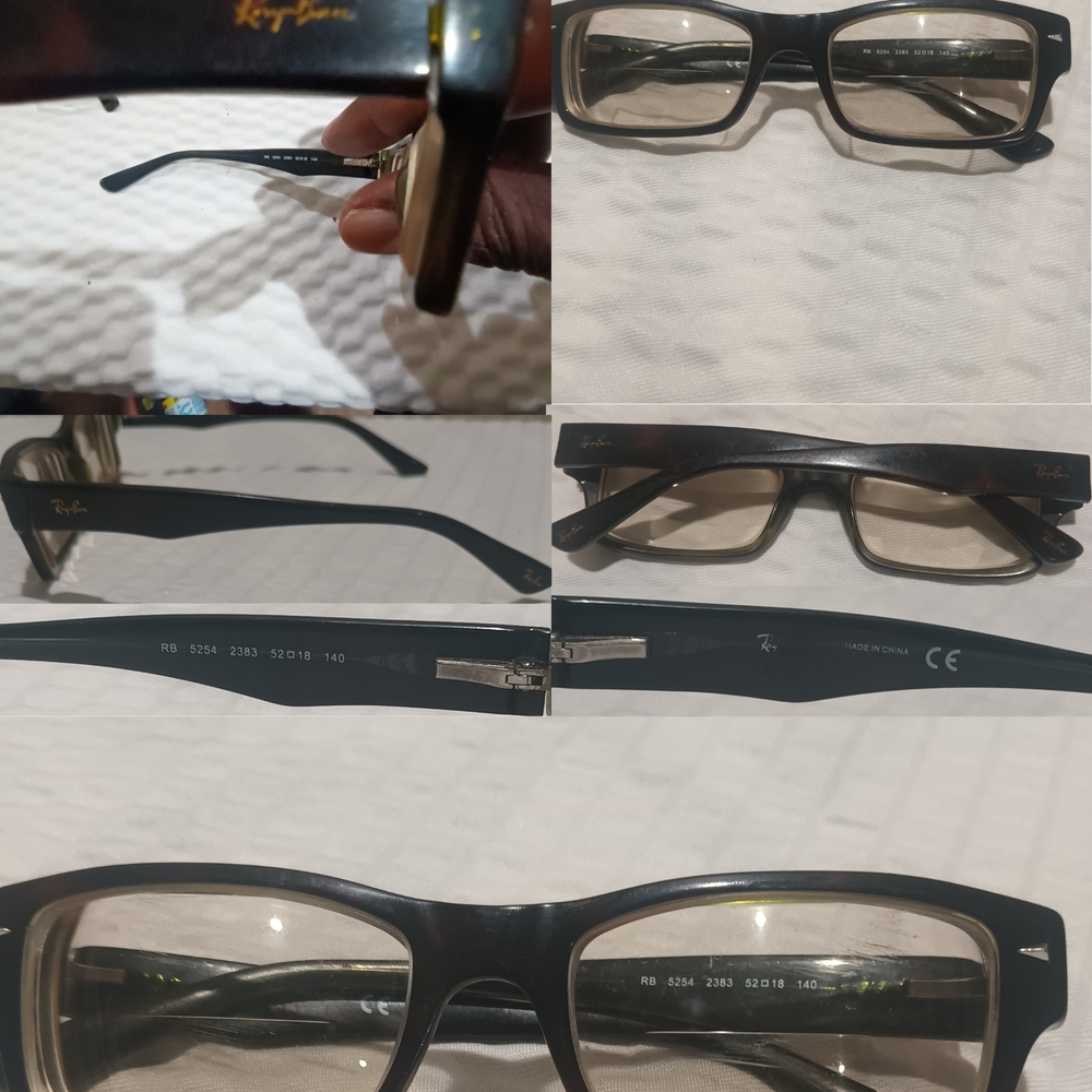 Ray-Ban Black Rectangular Eyeglass Frames - image 1